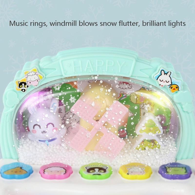 Baby Piano Toy with Lights and Animal Sounds by HitMyNeed