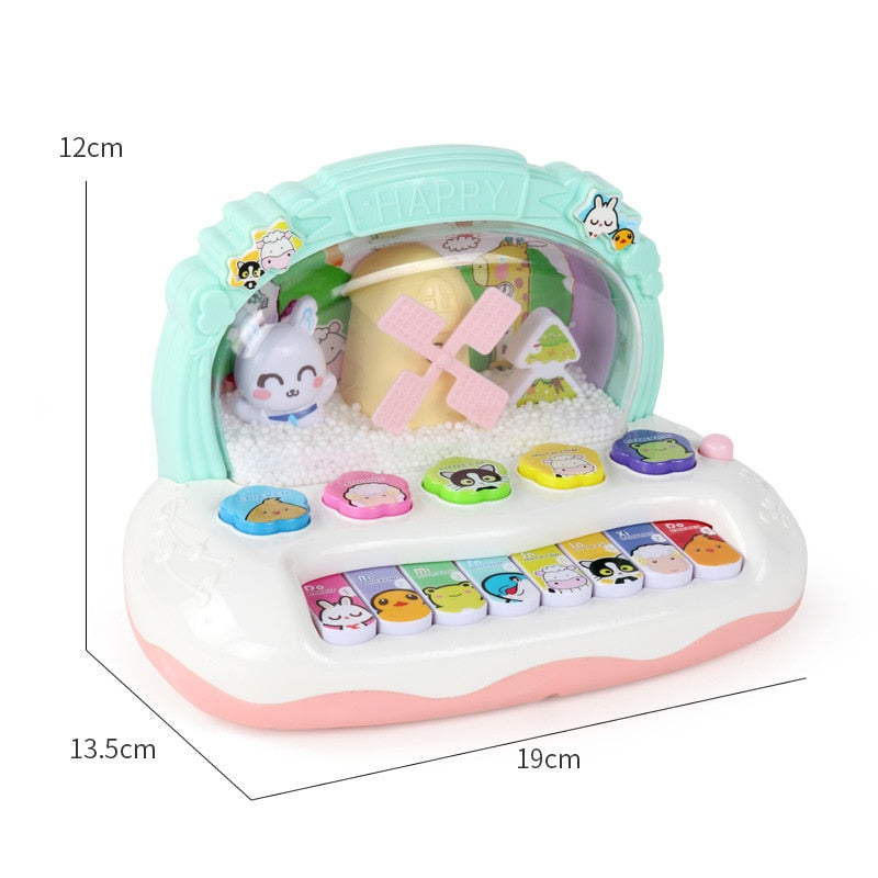 Baby Piano Toy with Lights and Animal Sounds by HitMyNeed