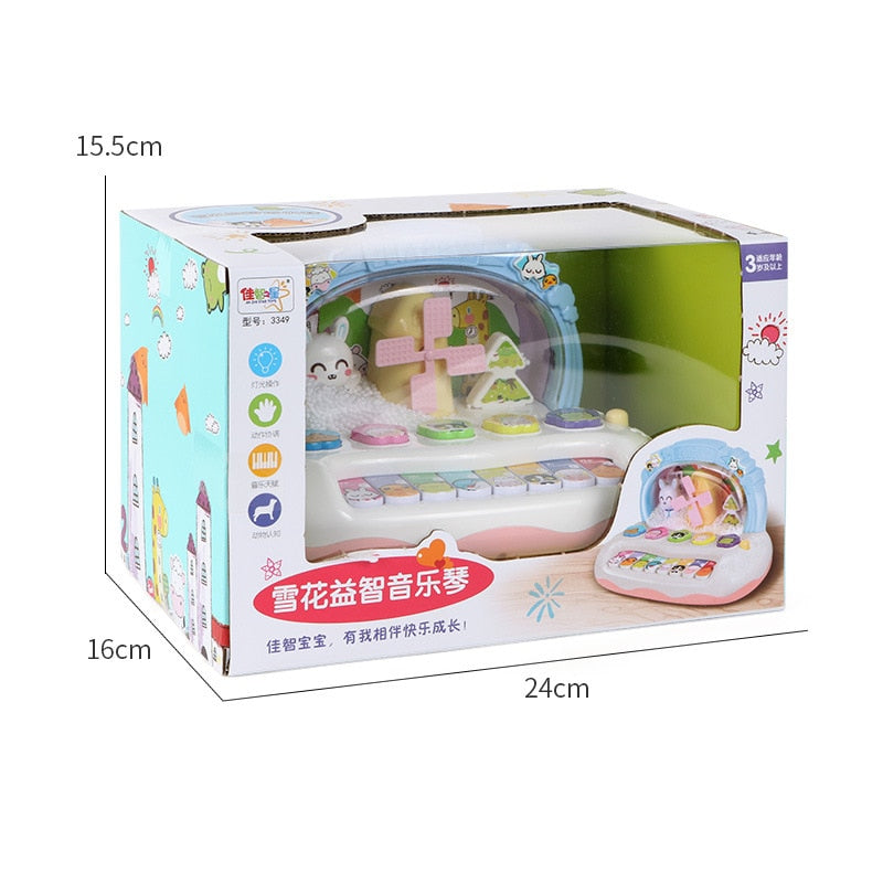 Baby Piano Toy with Lights and Animal Sounds by HitMyNeed