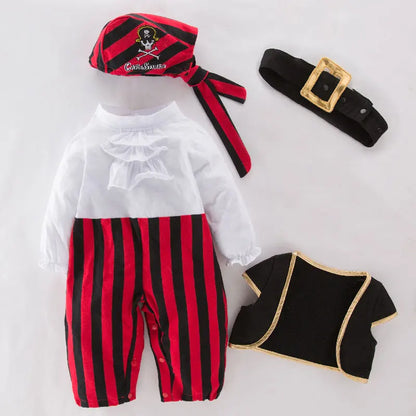 Baby Pirate Captain Costume Romper Set by Umorden 95-18-24m by HitMyNeed