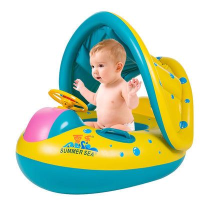 Baby Pool Float with Canopy for Beach and Pool by HitMyNeed