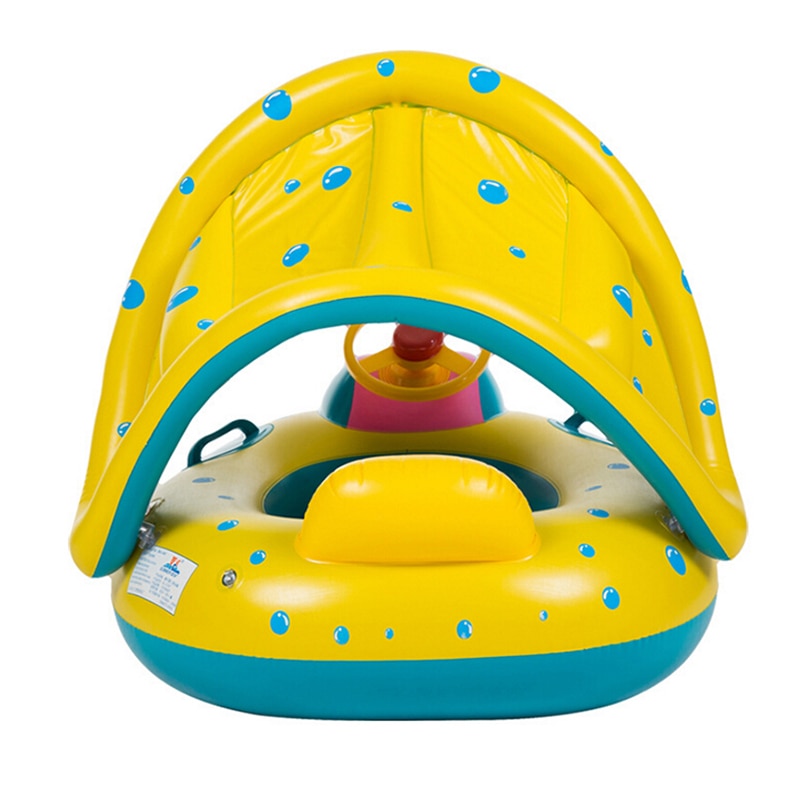 Baby Pool Float with Canopy for Beach and Pool by HitMyNeed