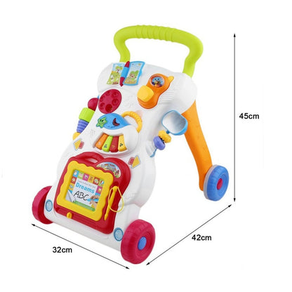 Baby Push Along Walker with Activity Center by HitMyNeed