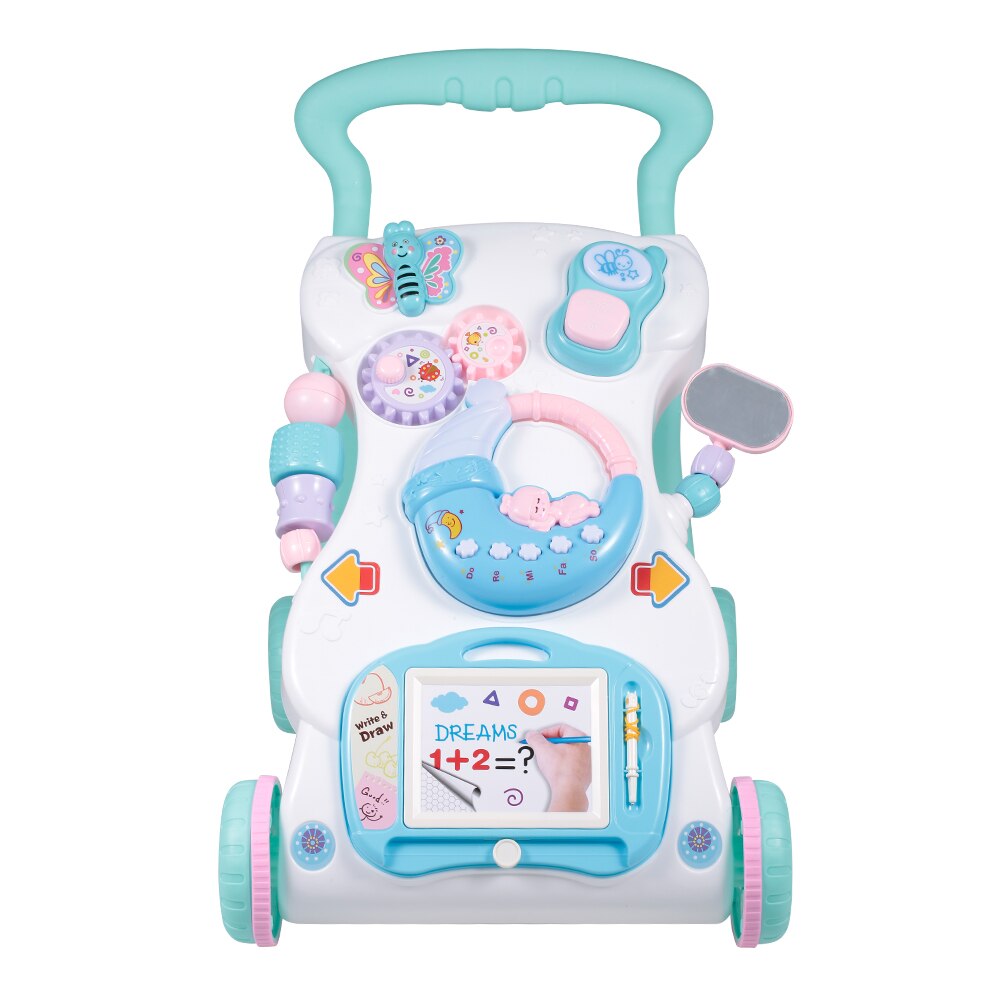 Baby Push Walker with 4 Wheels and Activity Panel by HitMyNeed