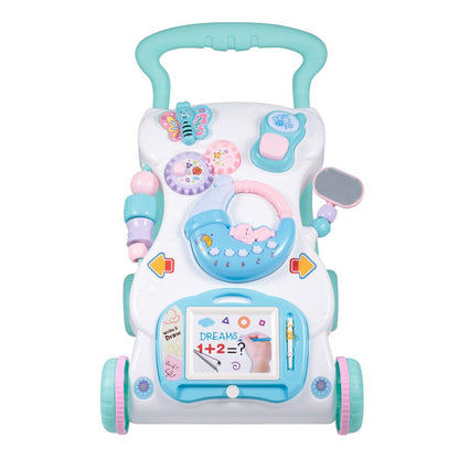 Baby Push Walker with 4 Wheels and Activity Panel by HitMyNeed