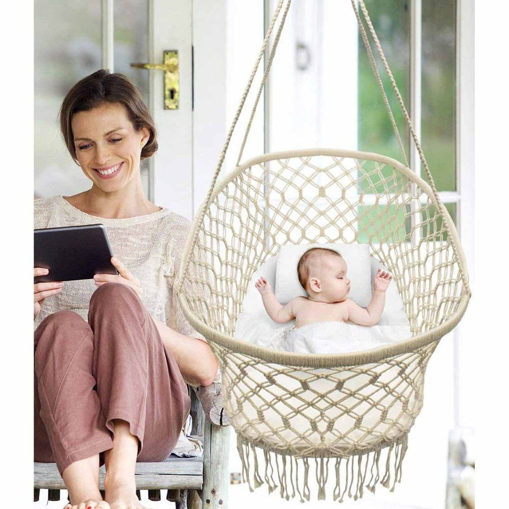 Baby Rocker Portable Hanging Crib with Stand by HitMyNeed