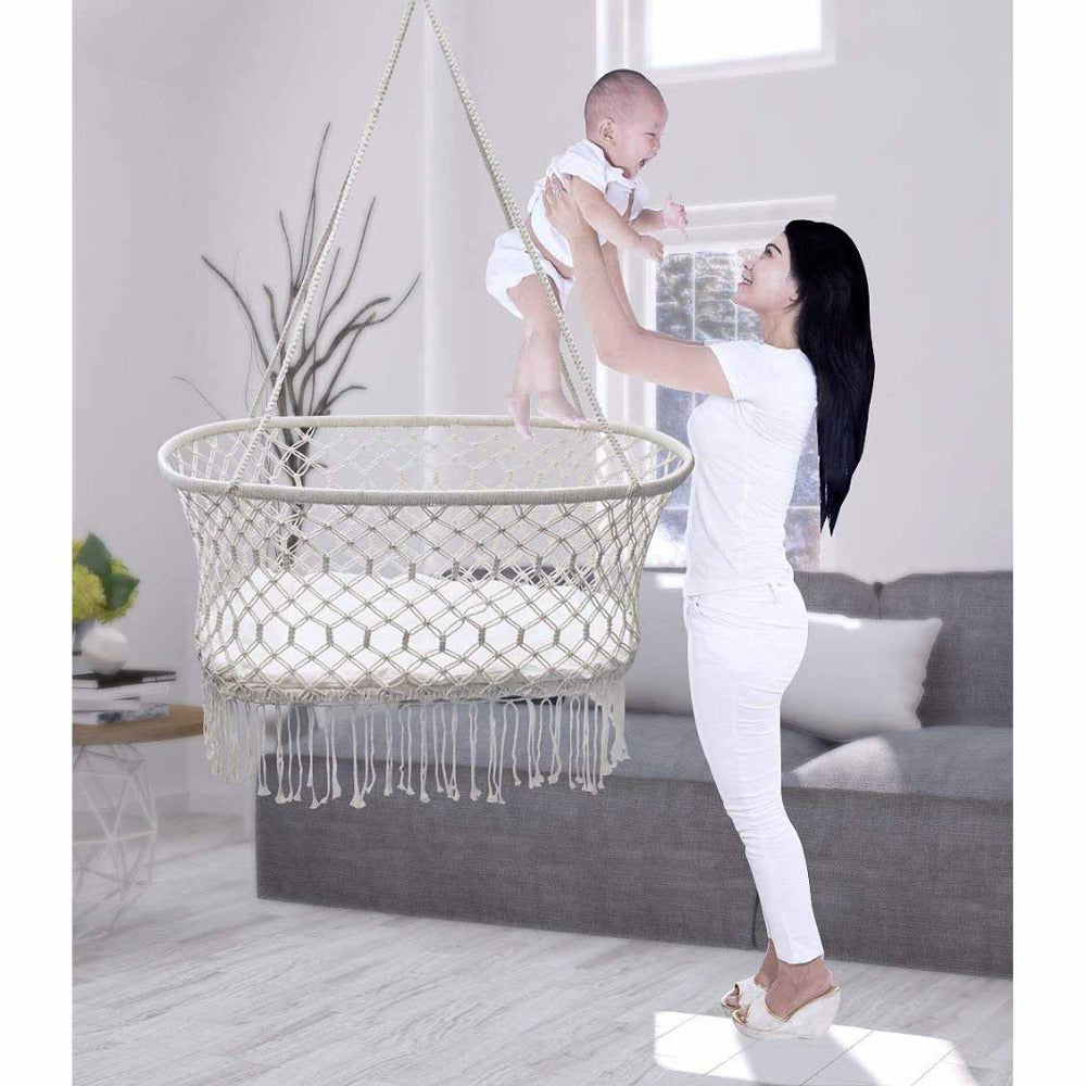 Baby Rocker Portable Hanging Crib with Stand by HitMyNeed