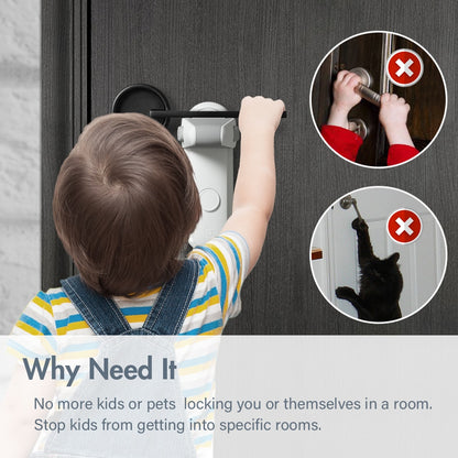 Baby Safe Door Lever Lock Childproof Handle Guard by HitMyNeed