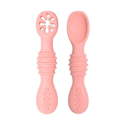Baby Self-Feeding Silicone Weaning Spoons (Set of 2) c by HitMyNeed