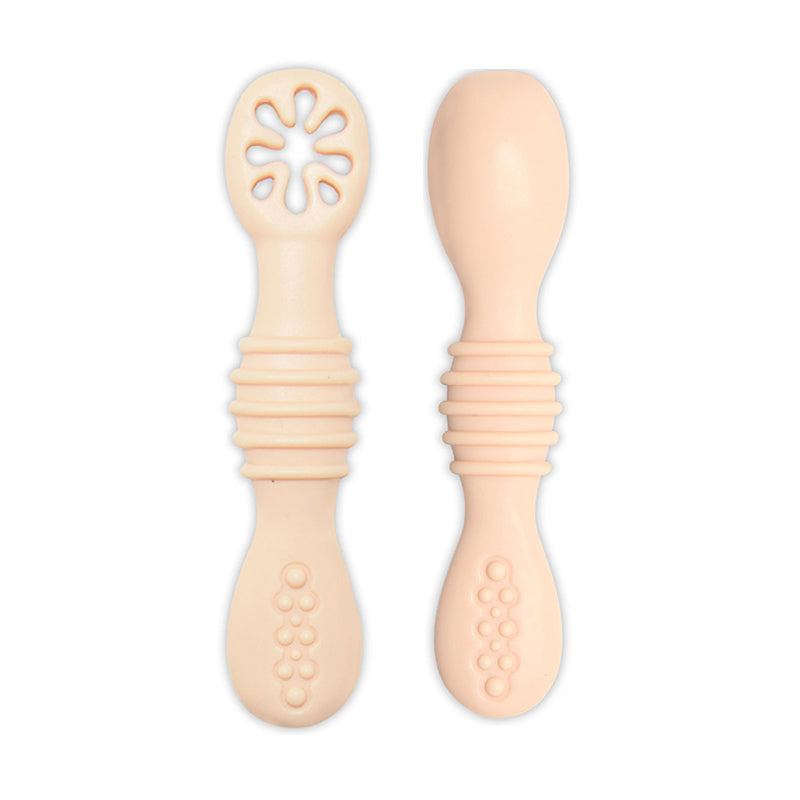 Baby Self-Feeding Silicone Weaning Spoons (Set of 2) d by HitMyNeed
