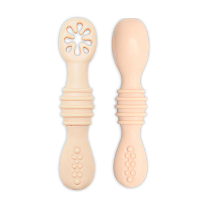 Baby Self-Feeding Silicone Weaning Spoons (Set of 2) d by HitMyNeed