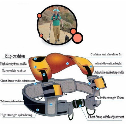 Baby Shoulder Carrier Saddle Seat for Kids by HitMyNeed