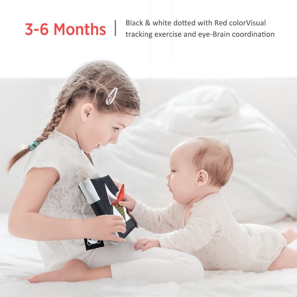 Baby Soft Cloth Book with High-Contrast Pages by HitMyNeed