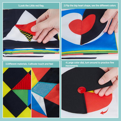 Baby Soft Cloth Book with High-Contrast Pages by HitMyNeed