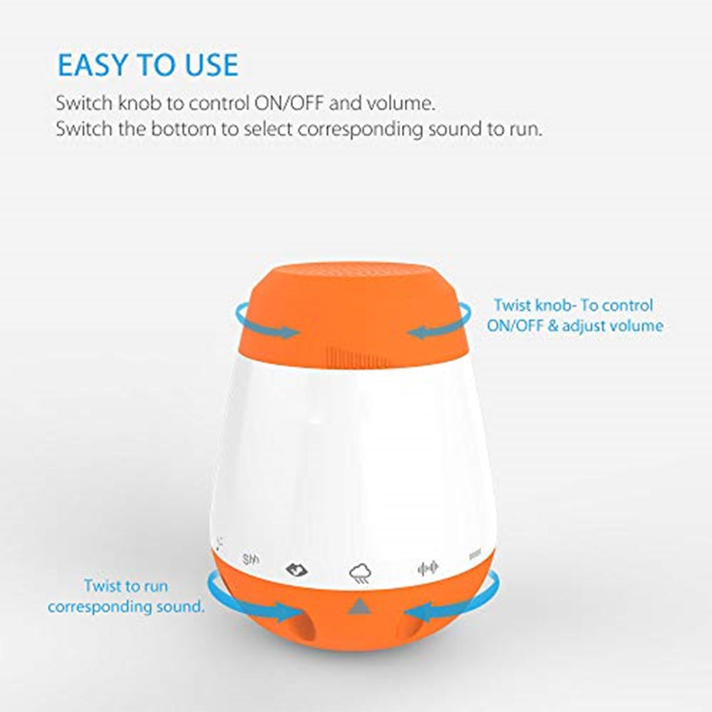 Baby Sound Machine with Voice Sensor and 6 Soothing Sounds by HitMyNeed