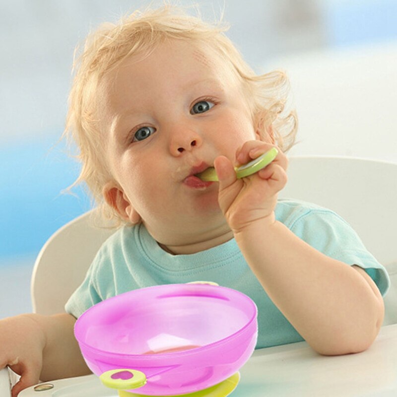 Baby Suction Bowls 3-Piece Set with Lids by HitMyNeed