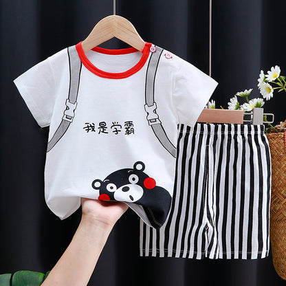 Baby & Toddler Cotton Cartoon T-Shirt and Shorts Set set12 3t by HitMyNeed