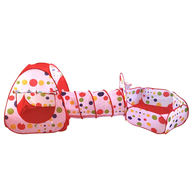 Baby Tunnel 3PC Portable Playhouse Set by HitMyNeed