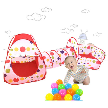 Baby Tunnel 3PC Portable Playhouse Set by HitMyNeed