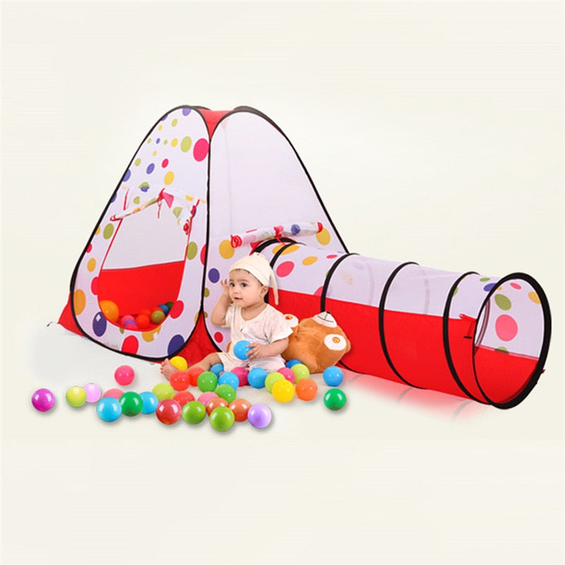 Baby Tunnel 3PC Portable Playhouse Set by HitMyNeed