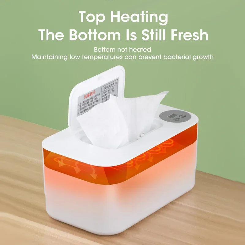 Baby Wipe Warmer with LED Display & USB Power by HitMyNeed