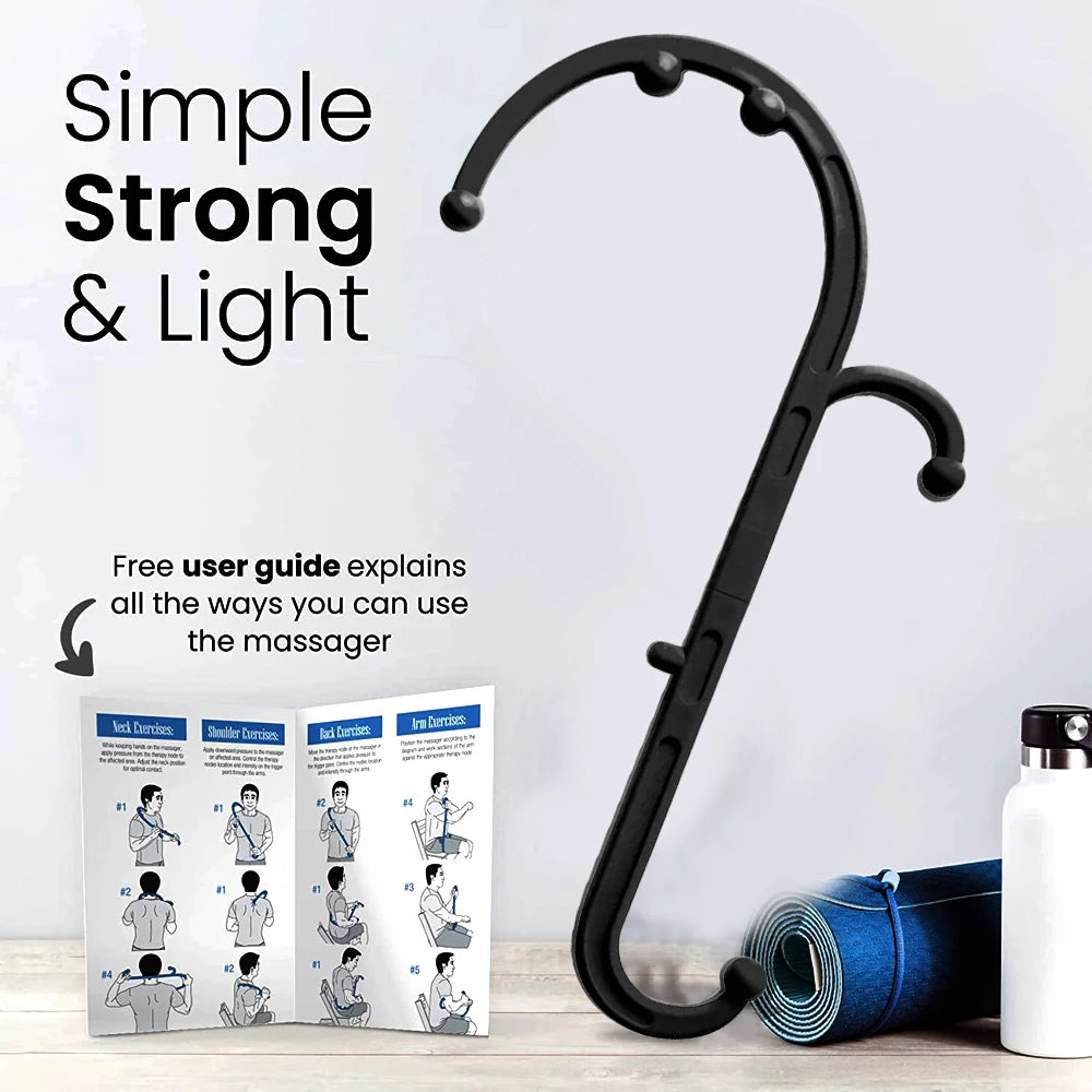 Back, Neck & Foot Trigger Point Massage Hook Cane by HitMyNeed