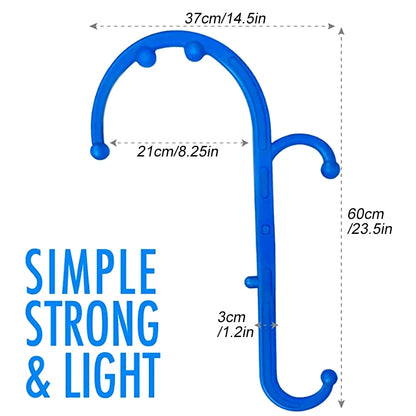 Back, Neck & Foot Trigger Point Massage Hook Cane by HitMyNeed