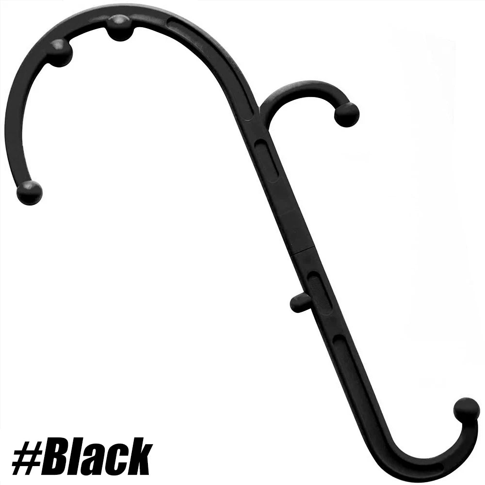 Back, Neck & Foot Trigger Point Massage Hook Cane black by HitMyNeed