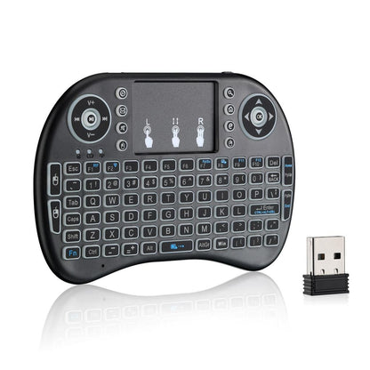 Backlit i8 Mini Wireless Keyboard with Touchpad by HitMyNeed