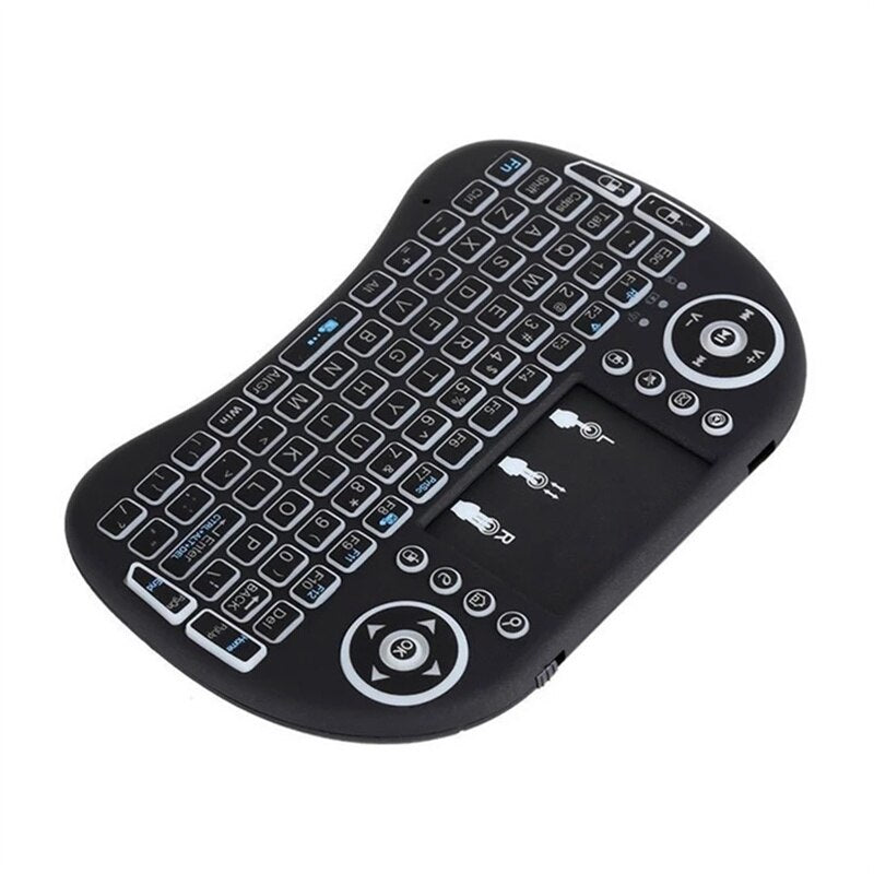 Backlit i8 Mini Wireless Keyboard with Touchpad by HitMyNeed