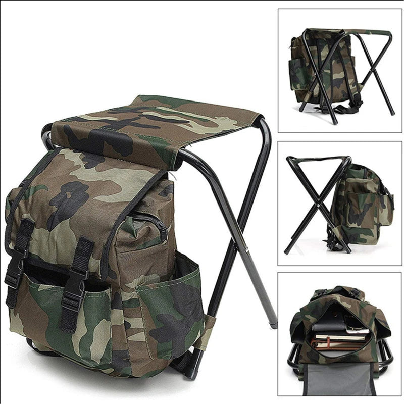 Backpack Folding Cooling Chair for Camping & Hiking by HitMyNeed