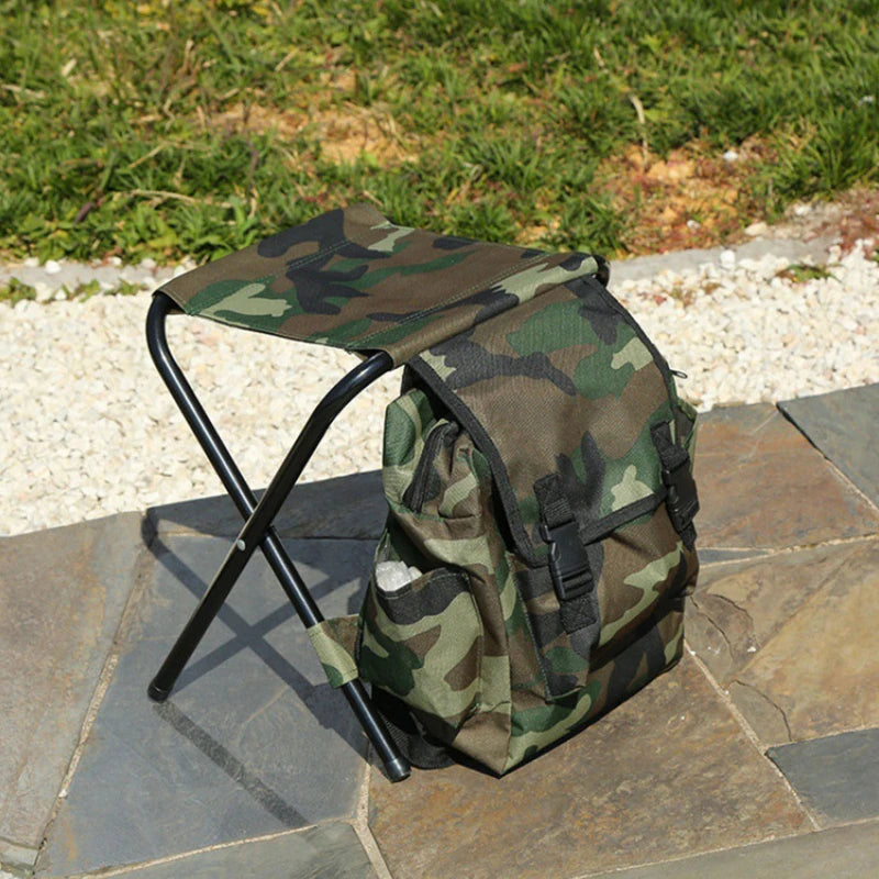 Backpack Folding Cooling Chair for Camping & Hiking by HitMyNeed