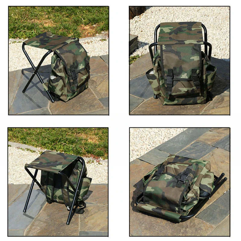 Backpack Folding Cooling Chair for Camping & Hiking by HitMyNeed