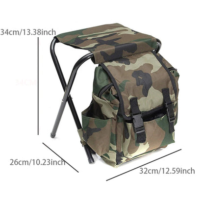 Backpack Folding Cooling Chair for Camping & Hiking by HitMyNeed