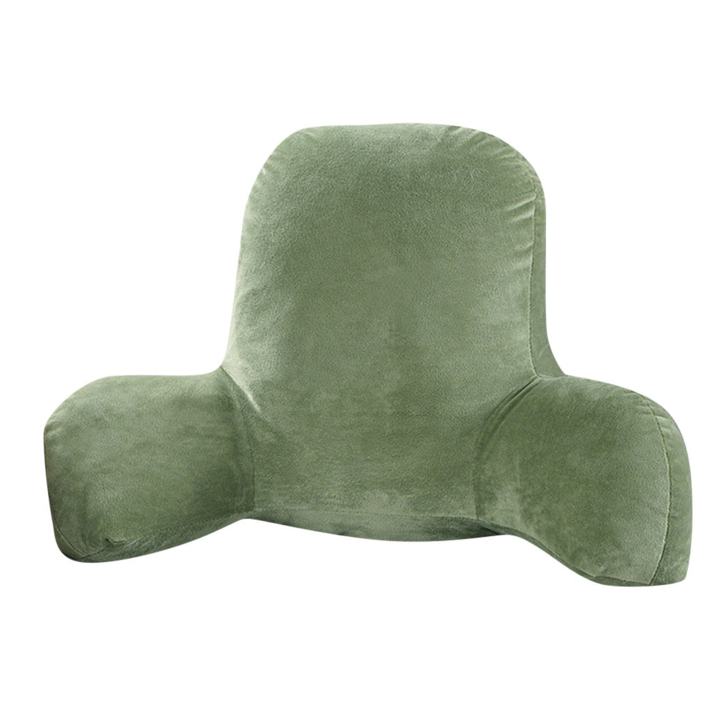 Backrest Pillow with Arms for Chair and Sofa Support by HitMyNeed