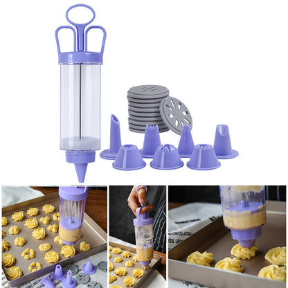 Baking Syringe Piping Gun Set with Nozzles by HitMyNeed