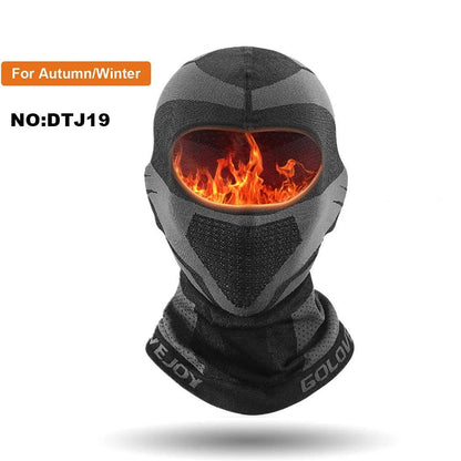Balaclava Full Face Winter Ski & Motorcycle Mask dtj19-1-winter-bk by HitMyNeed