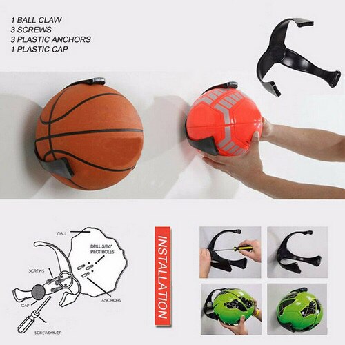 Ball Claw Wall-Mount Universal Sports Ball Holder by HitMyNeed