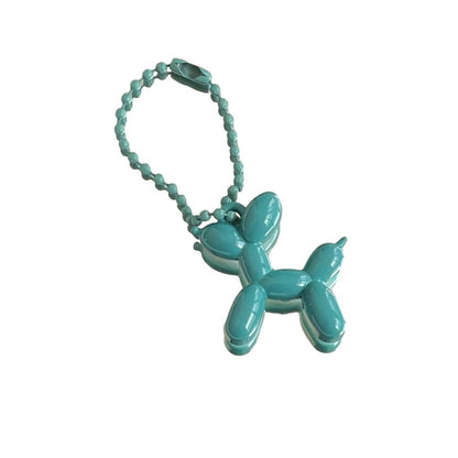Balloon Dog Keychain Fashion Accessory 5cm deep-green by HitMyNeed