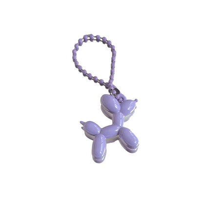Balloon Dog Keychain Fashion Accessory 5cm purple by HitMyNeed