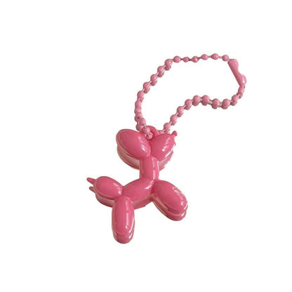 Balloon Dog Keychain Fashion Accessory 5cm rose-red by HitMyNeed