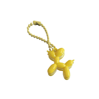Balloon Dog Keychain Fashion Accessory 5cm yellow by HitMyNeed