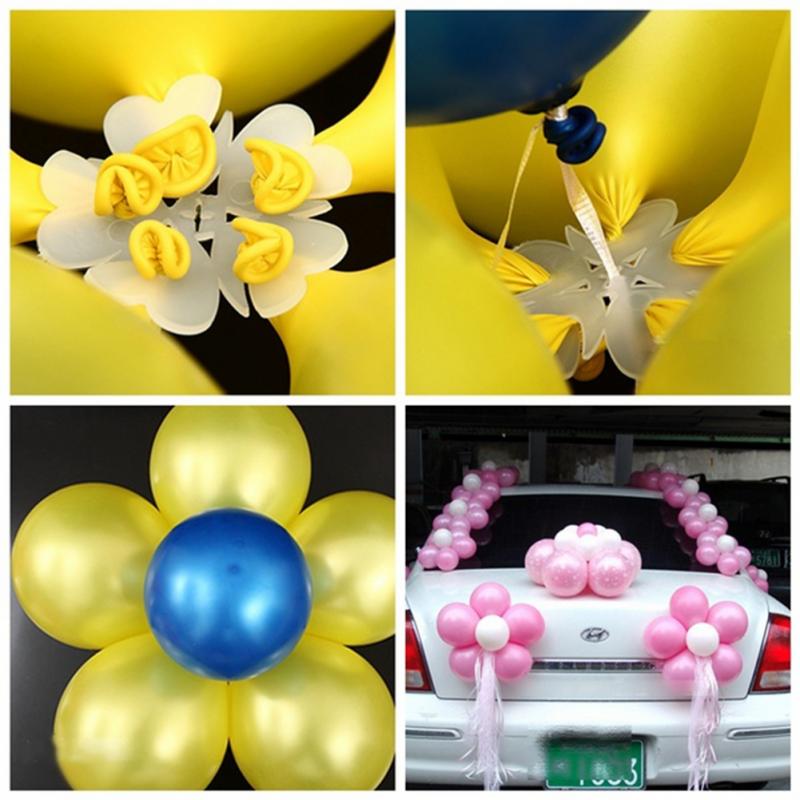 Balloon Flower Clips Closure Set (10 Pieces) by HitMyNeed