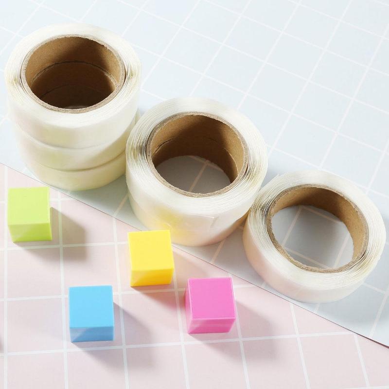 Balloon Glue Dots Roll, 300 Clear Adhesive Stickers by HitMyNeed