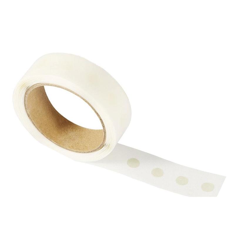 Balloon Glue Dots Roll, 300 Clear Adhesive Stickers by HitMyNeed