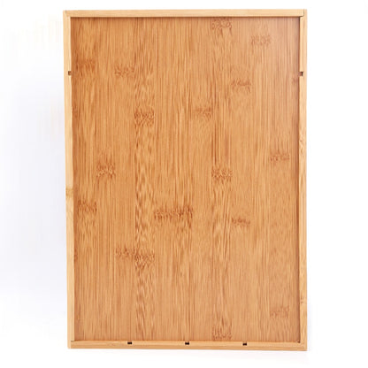 Bamboo 5-Grid Wooden Drawer Cutlery Organizer by HitMyNeed