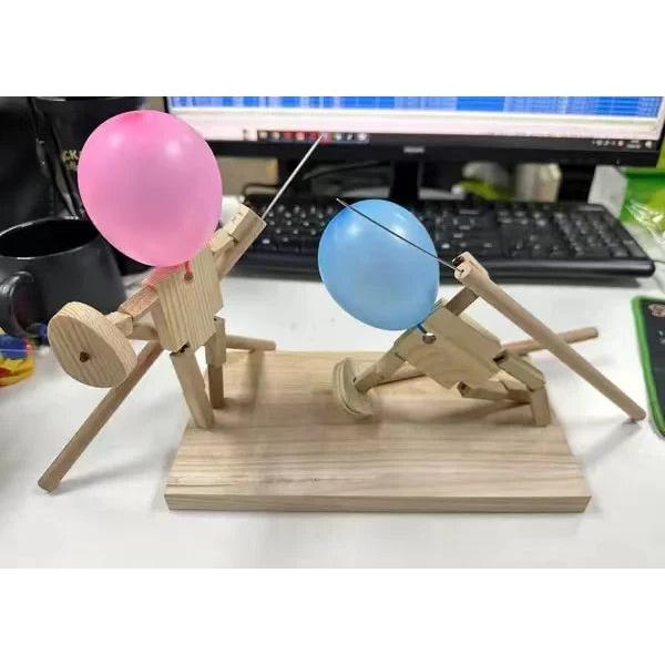 Bamboo Balloon Fighter Wooden Battle Game for 2 by HitMyNeed