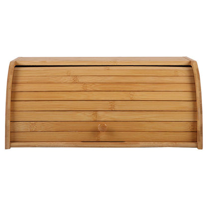 Bamboo Bread Bin with Roll-Top Lid by HitMyNeed