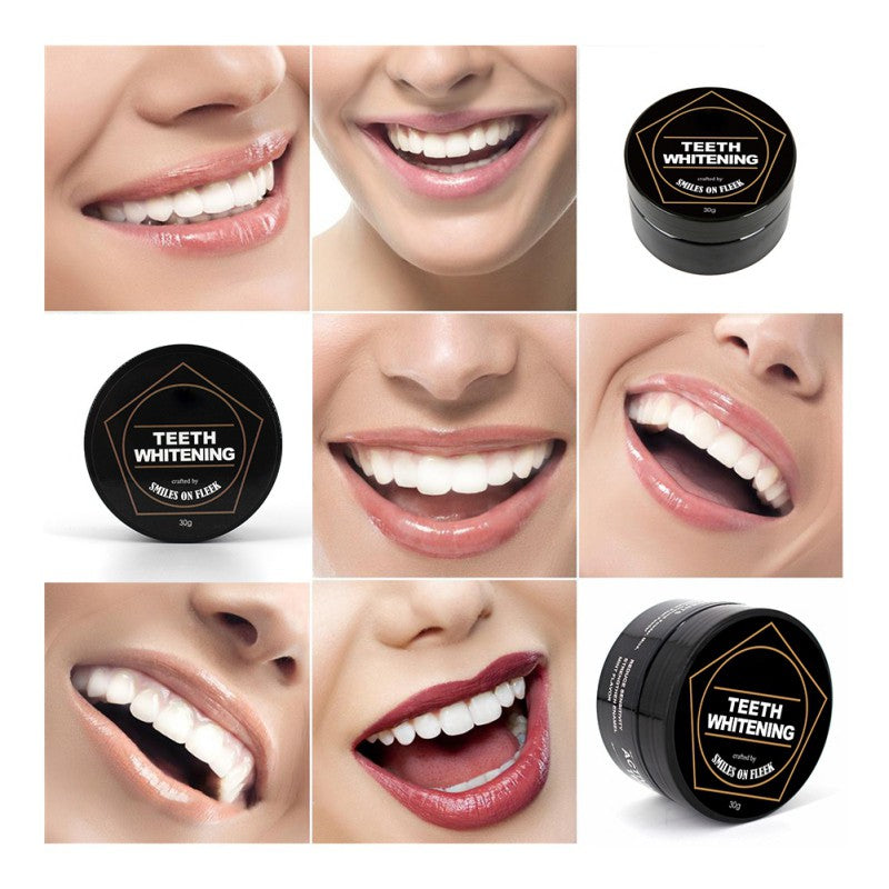 Bamboo Charcoal Activated Teeth Whitening Powder by HitMyNeed