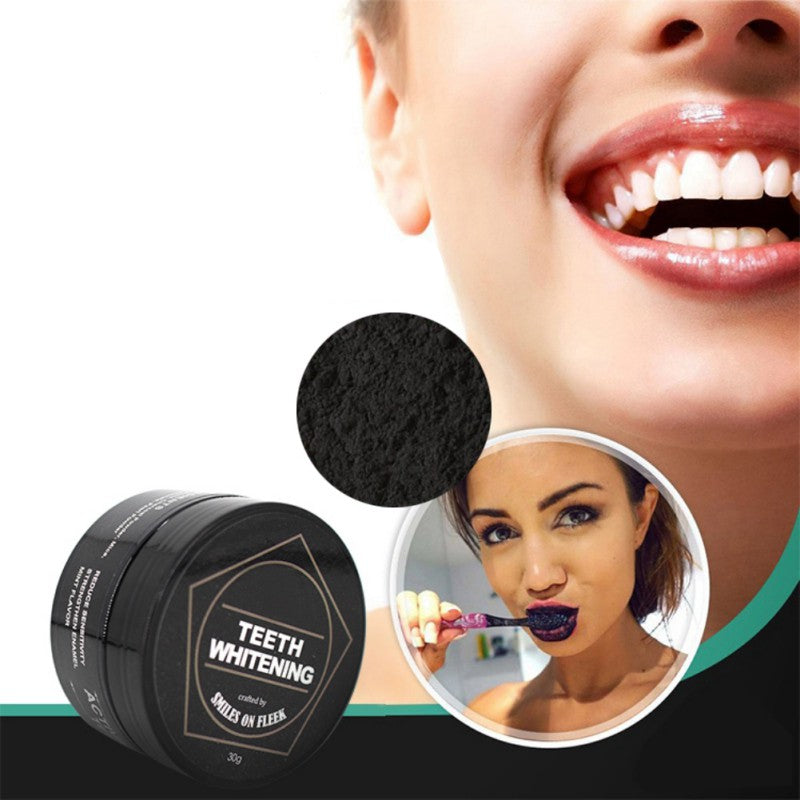 Bamboo Charcoal Activated Teeth Whitening Powder by HitMyNeed